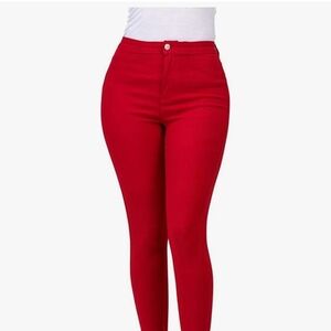 Red Women's Leggings